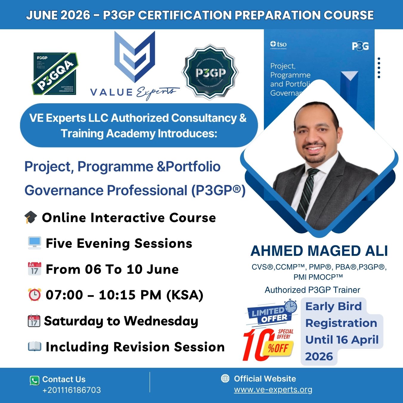 Project, Programme & Portfolio Governance Professional Certification Preparation Course
